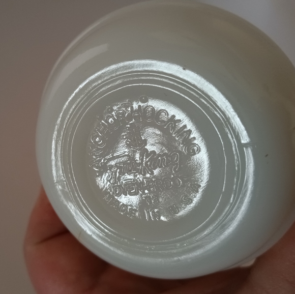 1958 Anchor Hocking VTG PEANUTS SNOOPY Milk Glass  Drinking Mug Cup -Super Rare! - Picture 5 of 15